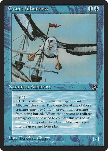 Albatros géant, carte Magic HML 27a — extension Terres Natales