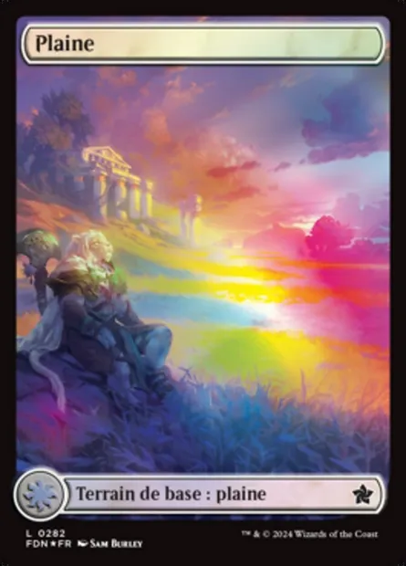 Plaine, carte Magic FDN 282 — extension Foundations