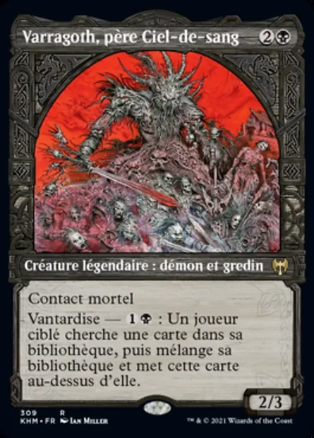 Varragoth, père Ciel-de-sang, carte Magic KHM 309 — extension Kaldheim
