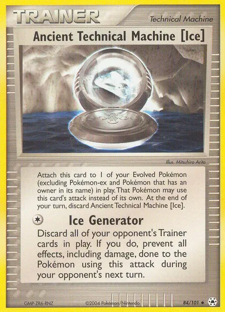 Ancient Technical Machine [Ice], Pokémon card HL 84 — Hidden Legends set