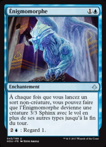 Énigmomorphe, carte Magic HOU 43 — extension L’âge de la destruction