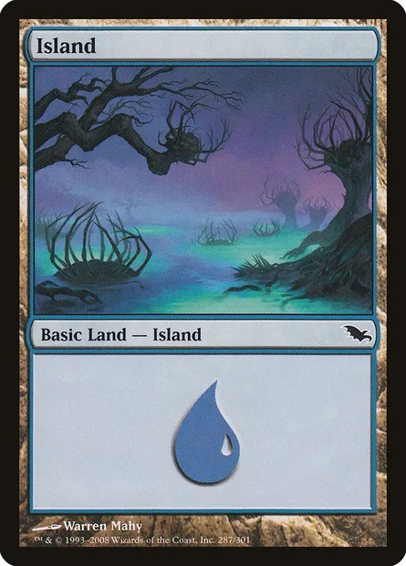 Island, Magic card SHM 287 — Shadowmoor set