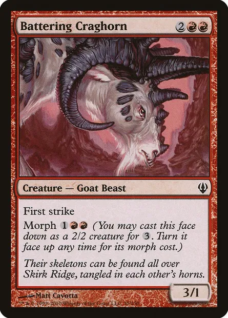 Battering Craghorn, Magic card ARC 30 — Archenemy set