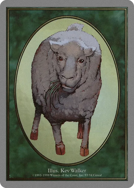 Sheep, Magic card TUGL 93 — Unglued Tokens set