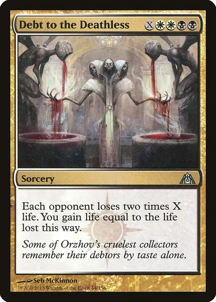Debt to the Deathless, Magic card DGM 64 — Dragon's Maze set