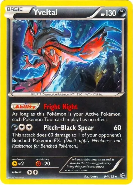 Yveltal, carte Pokémon TDX 094 — extension Theme Deck & Blisters Exclusives