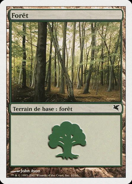 Forêt, carte Magic PSAL B10 — extension Salvat 2005