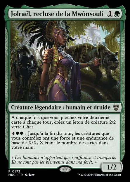 Jolraël, recluse de la Mwônvouli, carte Magic MKC 173 — extension Murders at Karlov Manor Commander