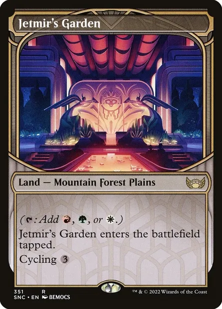 Jetmir's Garden, Magic card SNC 351 — Streets of New Capenna set