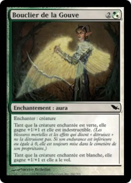 Bouclier de la Gouve, carte Magic SHM 242 — extension Sombrelande