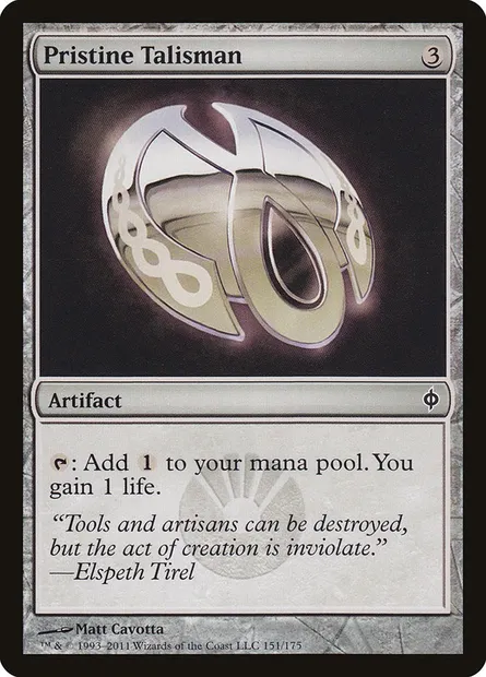 Pristine Talisman, Magic card NPH 151 — New Phyrexia set