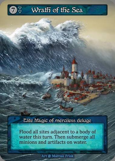 Wrath of the Sea, Sorcery card BET 271 — Beta set