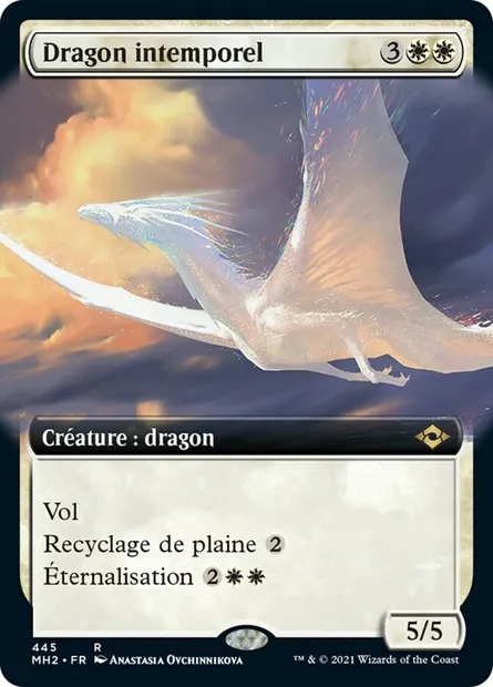 Dragon intemporel, carte Magic MH2 445 — extension Horizons du Modern 2