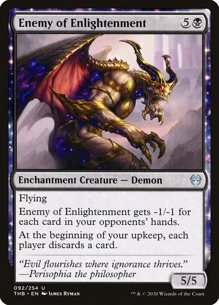Enemy of Enlightenment, Magic card THB 92 — Theros Beyond Death set