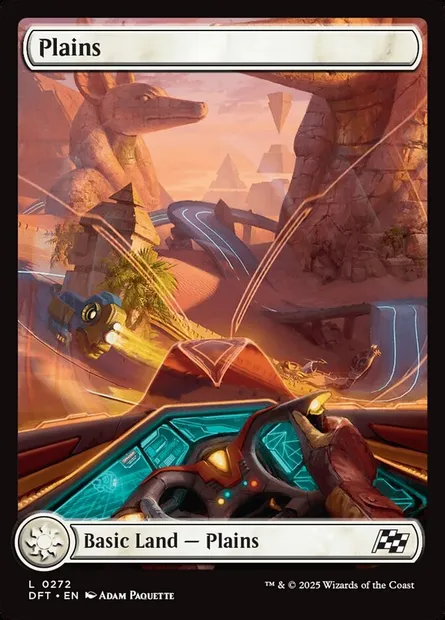 Plains, Magic card DFT 272 — Aetherdrift set