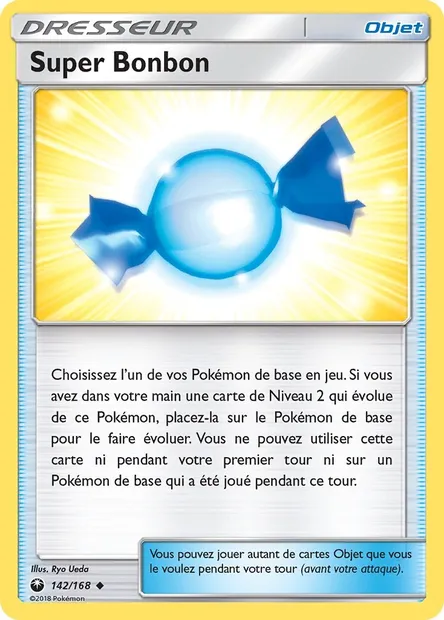 Super Bonbon, carte Pokémon CES 142 — extension Tempête Céleste