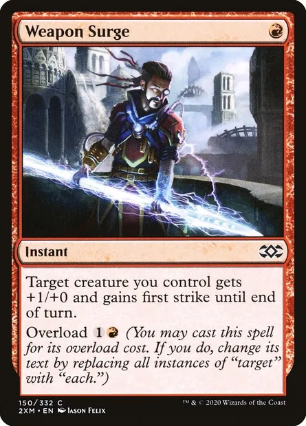 Weapon Surge, Magic card 2XM 150 — Double Masters set