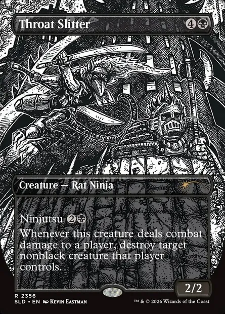 Throat Slitter, Magic card SLD 2356 — Secret Lair Drop set