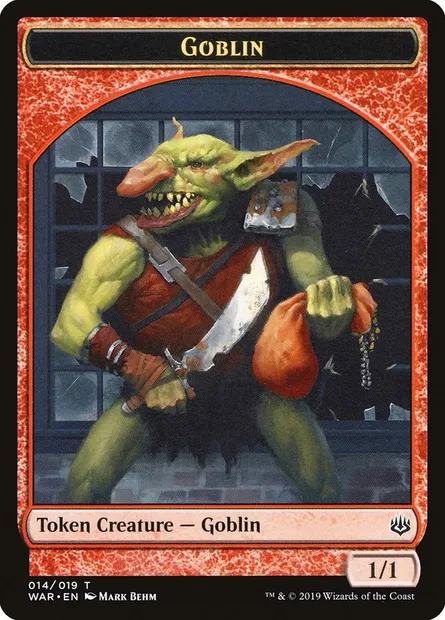 Goblin, Magic card TWAR 14 — War of the Spark Tokens set