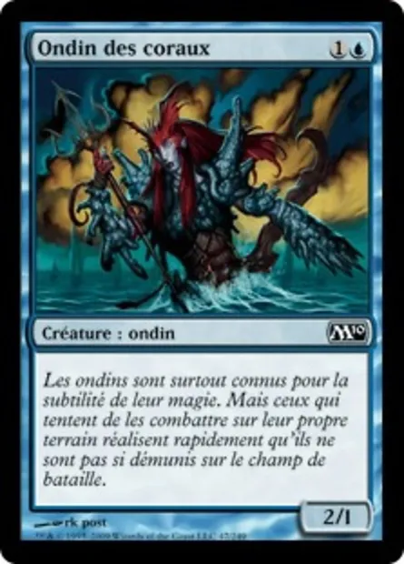 Ondin des coraux, carte Magic M10 47 — extension Magic 2010