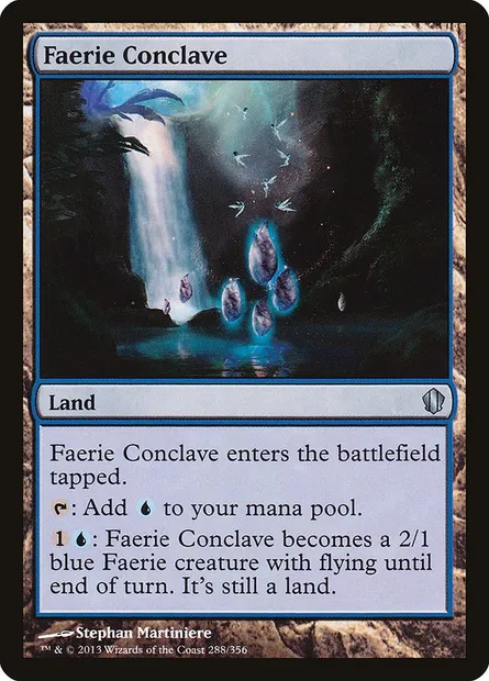 Faerie Conclave, Magic card C13 288 — Commander 2013 set