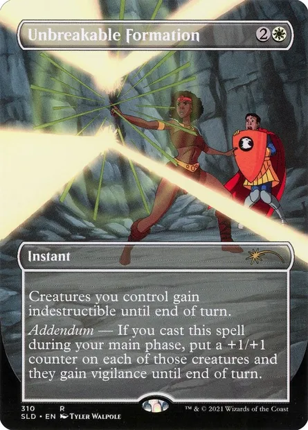 Unbreakable Formation, Magic card SLD 310 — Secret Lair Drop set