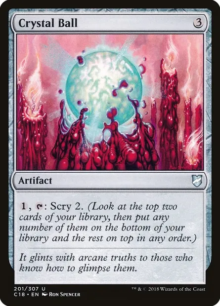 Crystal Ball, Magic card C18 201 — Commander 2018 set