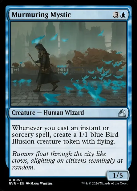 Murmuring Mystic, Magic card RVR 51 — Ravnica Remastered set