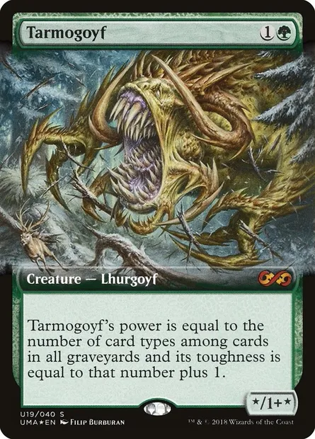 Tarmogoyf, carte Magic PUMA U19 — extension Ultimate Box Topper