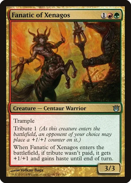 Fanatic of Xenagos, Magic card BNG 147 — Born of the Gods set