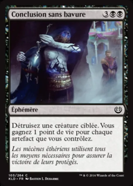 Conclusion sans bavure, carte Magic KLD 103 — extension Kaladesh