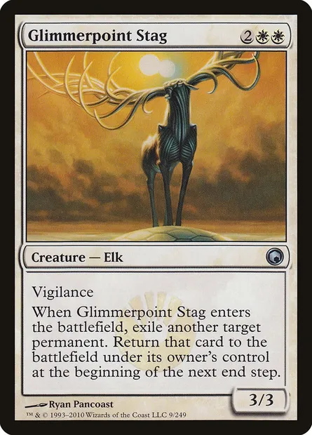 Glimmerpoint Stag, Magic card SOM 9 — Scars of Mirrodin set