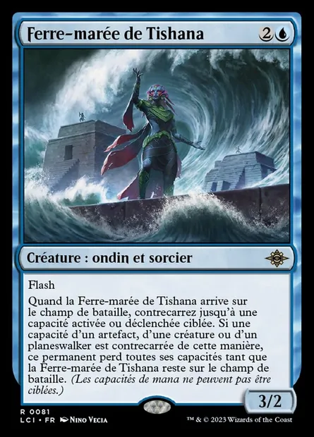 Ferre-marée de Tishana, carte Magic LCI 81 — extension The Lost Caverns of Ixalan