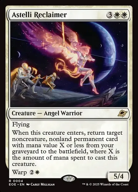 Astelli Reclaimer, Magic card EOE 4 — Edge of Eternities set