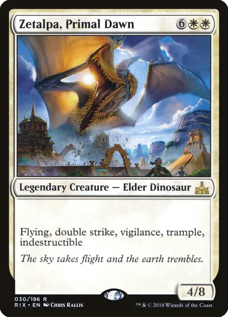 Zetalpa, Primal Dawn, Magic card PRIX 30p — Rivals of Ixalan Promos set