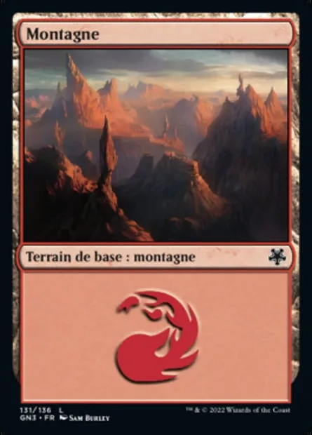 Montagne, carte Magic GN3 131 — extension Game Night: Free-for-All