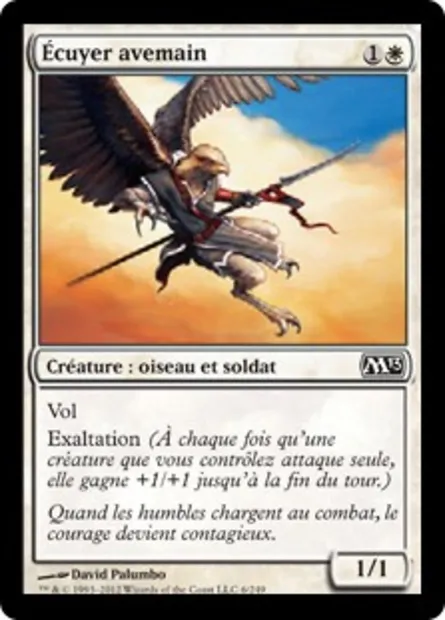 Écuyer avemain, carte Magic M13 6 — extension Magic 2013