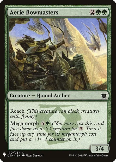 Aerie Bowmasters, Magic card PLST DTK-170 — The List set