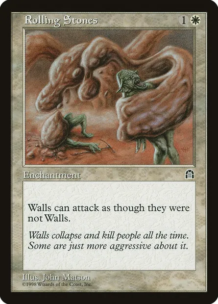 Rolling Stones, Magic card STH 11 — Stronghold set