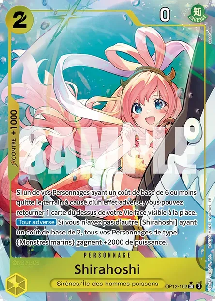 Shirahoshi, carte One Piece OP12-102 — extension L'HÉRITAGE DU MAÎTRE