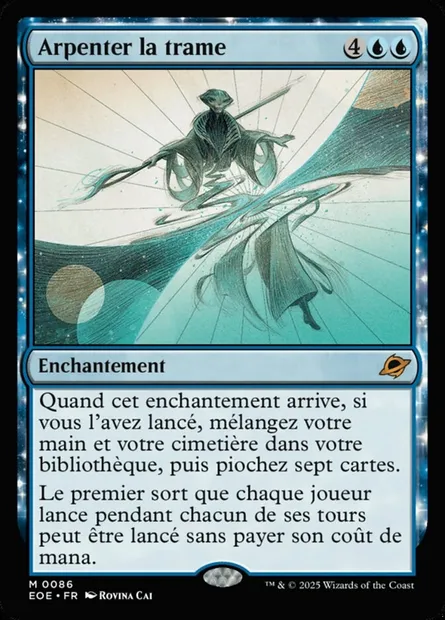 Arpenter la trame, carte Magic EOE 86 — extension Edge of Eternities