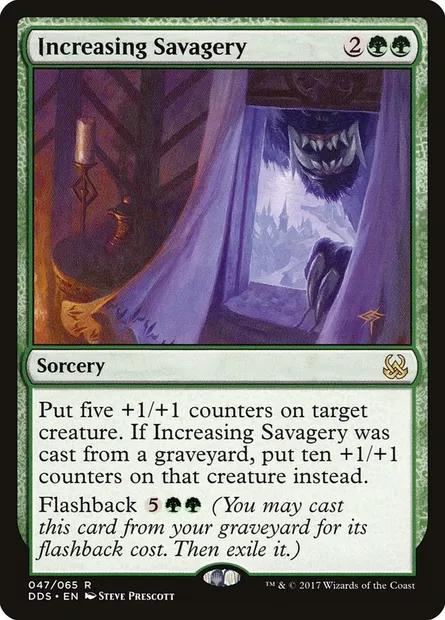 Increasing Savagery, Magic card DDS 47 — Duel Decks: Mind vs. Might set