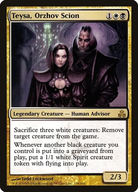 Teysa, Orzhov Scion, Magic card GPT 134 — Guildpact set