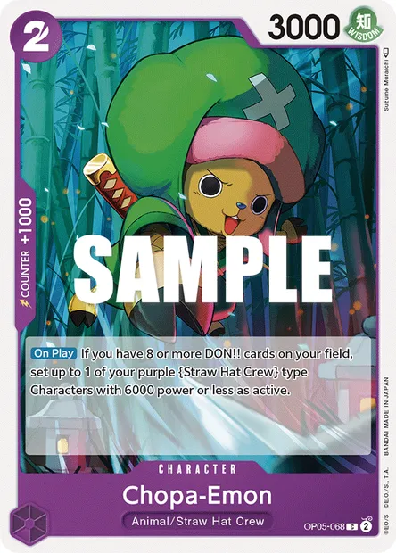 Chopa-Emon, One Piece card OP05-068 — AWAKENING OF THE NEW ERA set