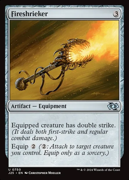Fireshrieker, Magic card J25 750 — Foundations Jumpstart set