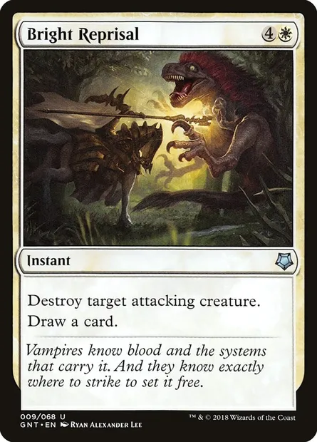 Bright Reprisal, Magic card GNT 9 — Game Night set
