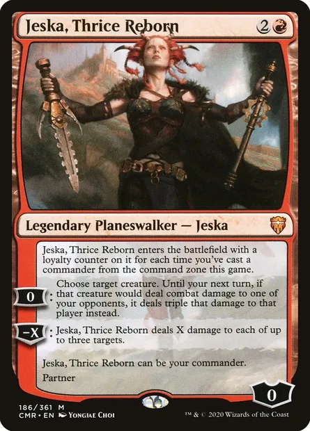 Jeska, Thrice Reborn, Magic card CMR 186 — Commander Legends set