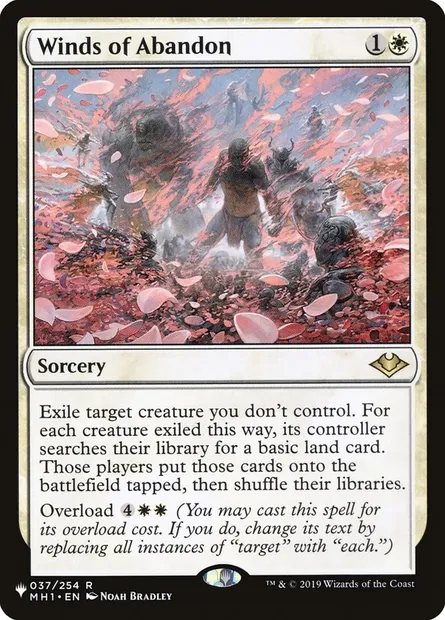 Winds of Abandon, Magic card PLST MH1-37 — The List set