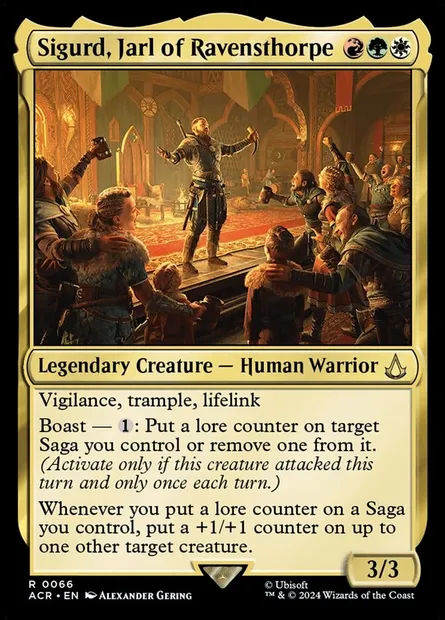 Sigurd, Jarl of Ravensthorpe, Magic card ACR 66 — Assassin's Creed set