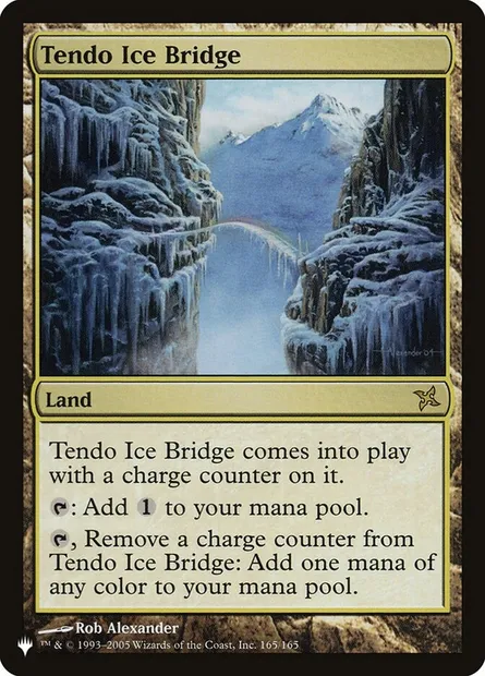 Tendo Ice Bridge, Magic card PLST BOK-165 — The List set